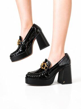 CIRCUS NY Chunky Heeled Loafers